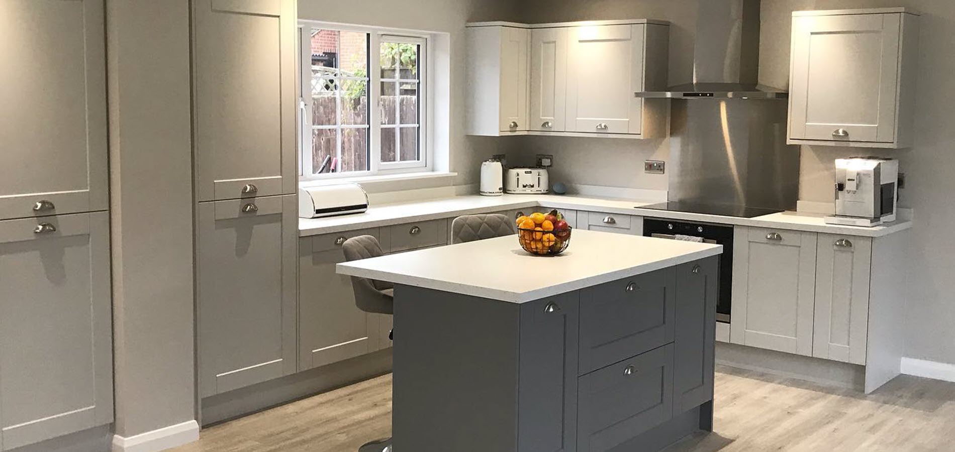 Garage conversion to kitchen in Stowmarket by Buildright Suffolk