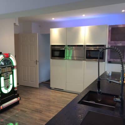 Garage conversion to kitchen Stowmarket, Build Right Suffolk