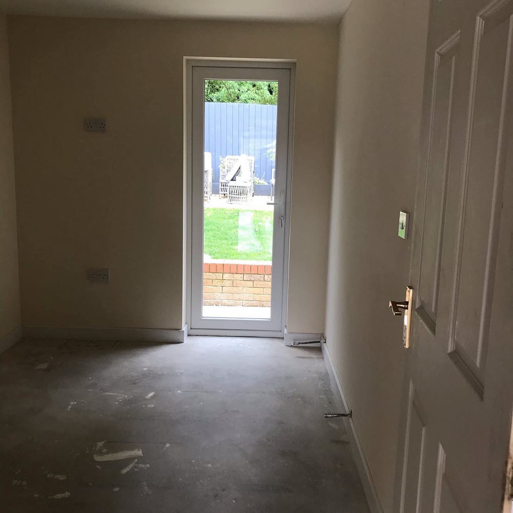 Partial garage conversion in Stowmarket by Buildright Suffolk