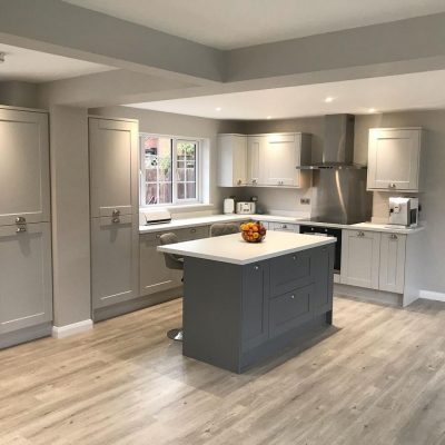 Garage Conversion and Home Alterations to create kitchen in house in Stowmarket, Build Right Suffolk