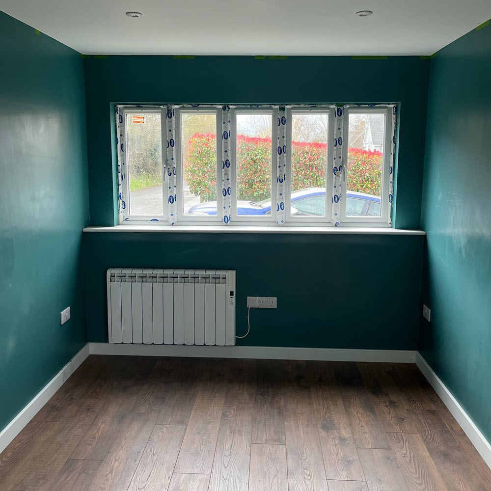 Garage conversion to office in Suffolk by Buildright Suffolk