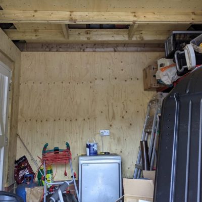 Pre Garage conversion, a wasted space in Suffolk