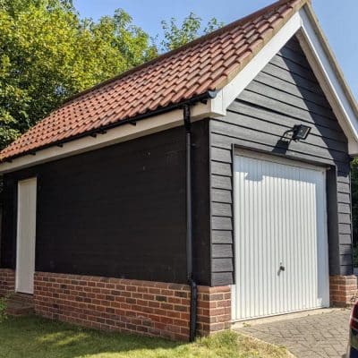 Pre Garage conversion Suffolk