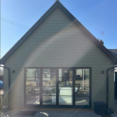 Completed extension and internal alterations to bungalow in Creeting St Mary Ipswich