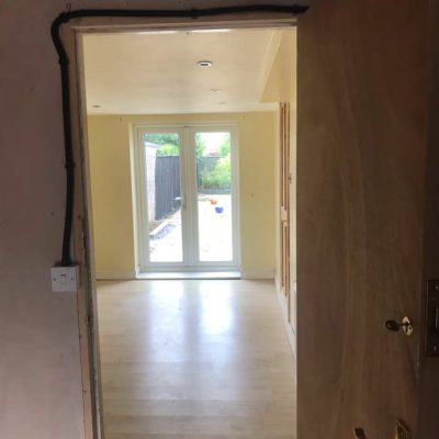 Garage conversion to snug home office Stowmarket Suffolk